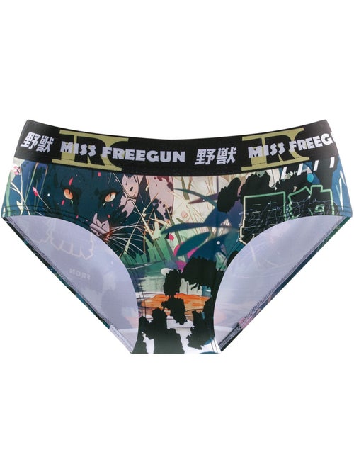 Lot de 2 culottes femme Panther Tiger Freegun - Kiabi
