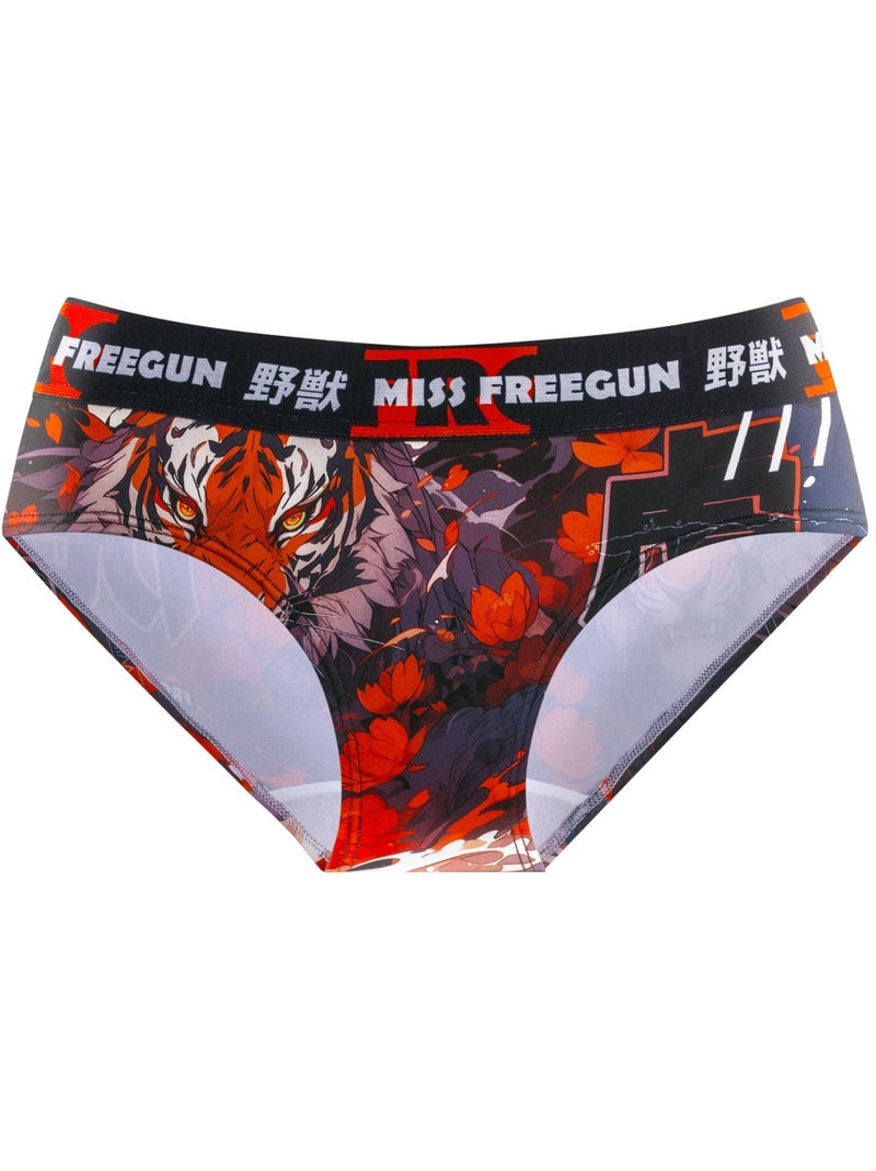 Lot de 2 culottes femme Panther Tiger Freegun Rouge - Kiabi