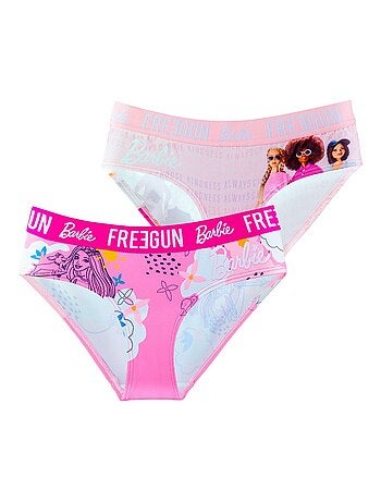 Lot de 2 culottes fille Barbie Freegun