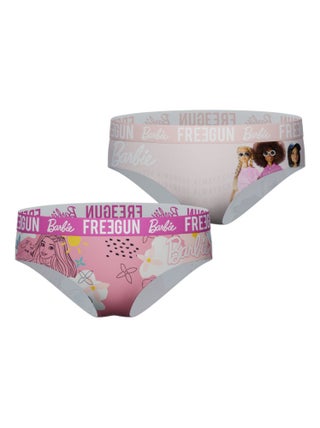 Lot de 2 culottes fille Barbie Freegun