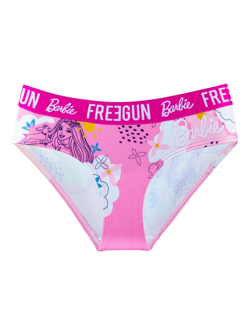 Lot de 2 culottes fille Barbie Freegun Rose - Kiabi