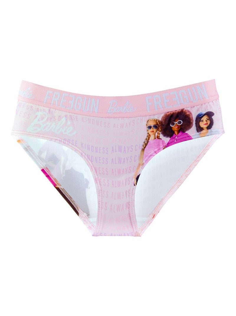 Lot de 2 culottes fille Barbie Freegun Rose - Kiabi