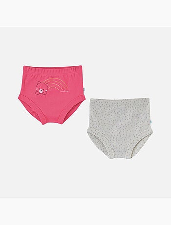LOT DE 2 CULOTTES FILLE EMILINE