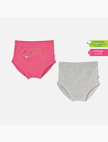LOT DE 2 CULOTTES FILLE EMILINE