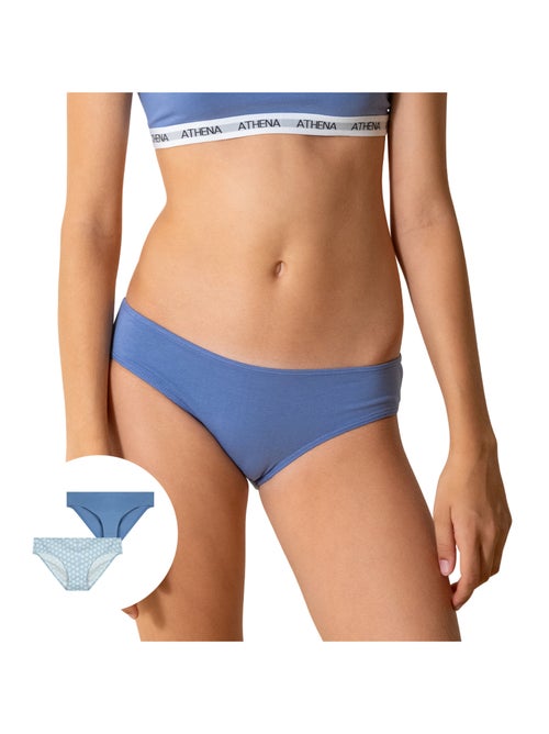 Lot de 2 culottes fille My Petit Prix Athena - Kiabi