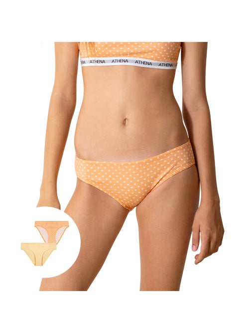 Lot de 2 culottes fille My Petit Prix Athena - Kiabi