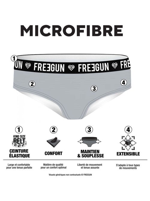 Lot de 2 culottes fille Panther Tiger Freegun - Kiabi