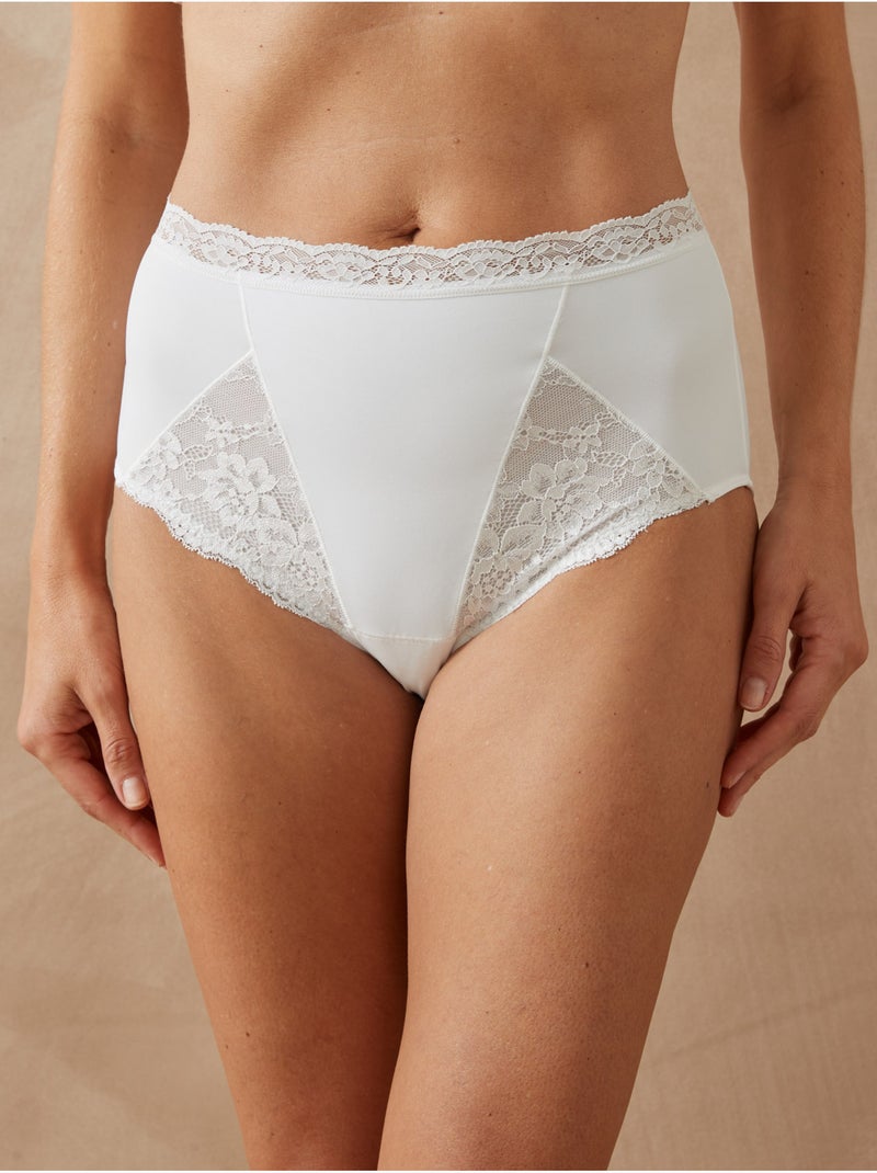 Lot de 2 culottes gainantes - DAXON Blanc Blanc - Kiabi
