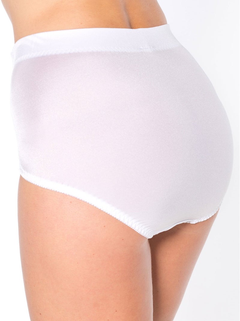 lot de 2 culottes gainantes - DAXON Blanc Blanc - Kiabi