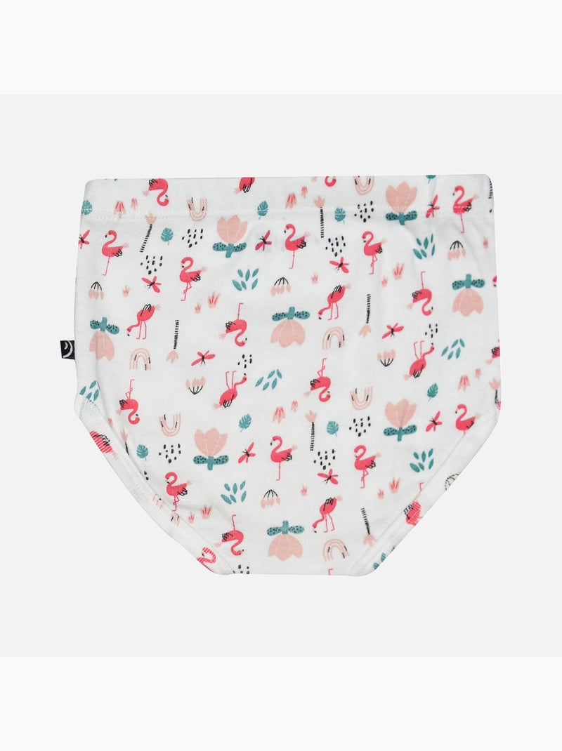 LOT DE 2 CULOTTES GODELEINE BEBE Blanc Rose - Kiabi