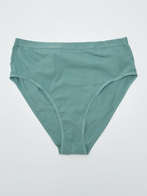 Lot de 2 culottes hautes - So Easy - Kiabi Lot de 2 culottes hautes - So Easy - Kiabi