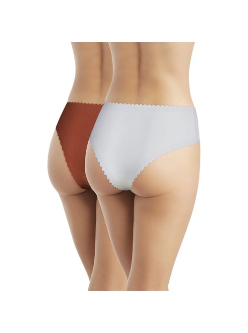 Lot de 2 culottes hipster Body Touch Easy - Kiabi