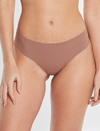 Lot de 2 culottes invisibles en microfibre