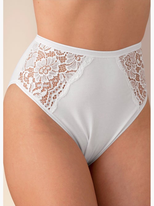 Lot de 2 culottes légèrement échancrées - Afibel - Kiabi
