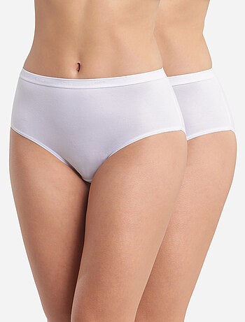 Lot de 2 Culottes Maxi Biologique Coton Plus Bio