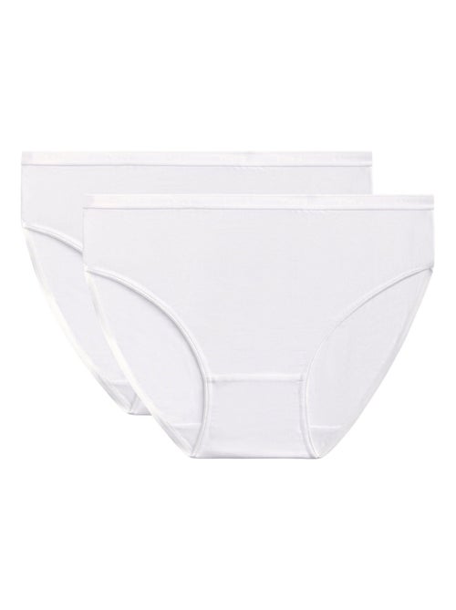 Lot de 2 Culottes Maxi Biologique Coton Plus Bio - Kiabi Lot de 2 Culottes Maxi Biologique Coton Plus Bio - Kiabi