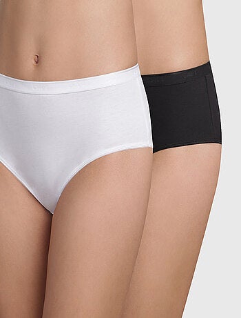 Lot de 2 Culottes Maxi Biologique Coton Plus Bio