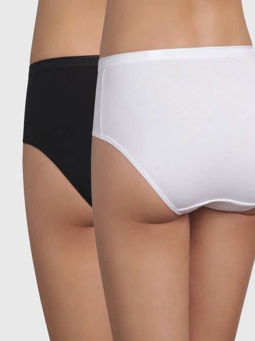 Lot de 2 Culottes Maxi Biologique Coton Plus Bio - Kiabi