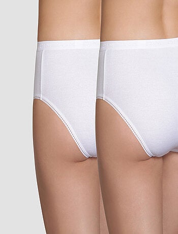 Lot de 2 Culottes Maxi Coton Pur Coton