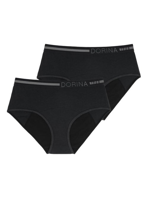 Lot de 2 culottes menstruelles culotte midi Dorina - Kiabi