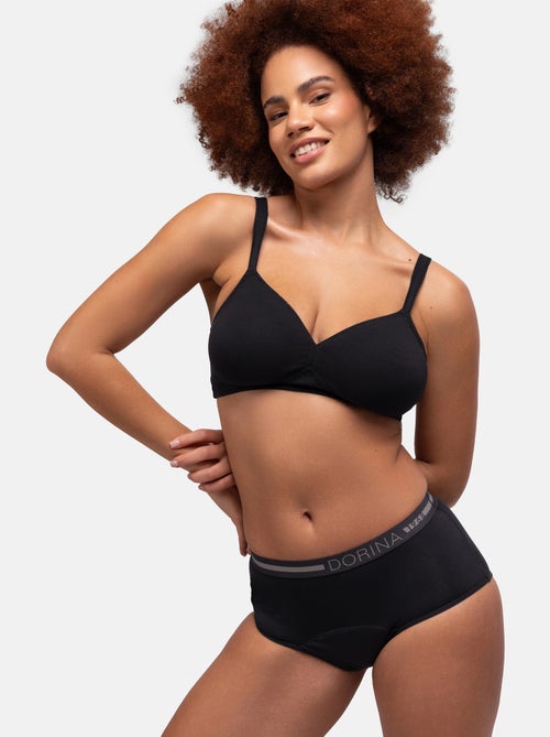 Lot de 2 culottes menstruelles culotte midi Dorina - Kiabi