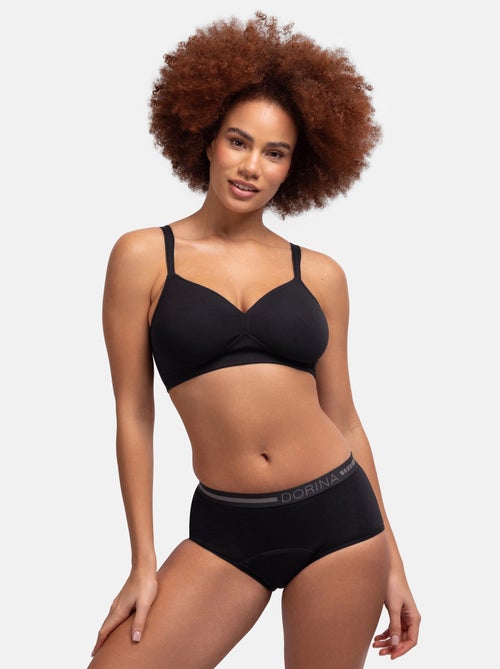 Lot de 2 culottes menstruelles culotte midi Dorina - Kiabi