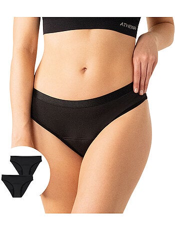 Lot de 2 culottes menstruelles femme Athena