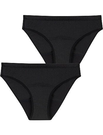 Lot de 2 culottes menstruelles femme Athena