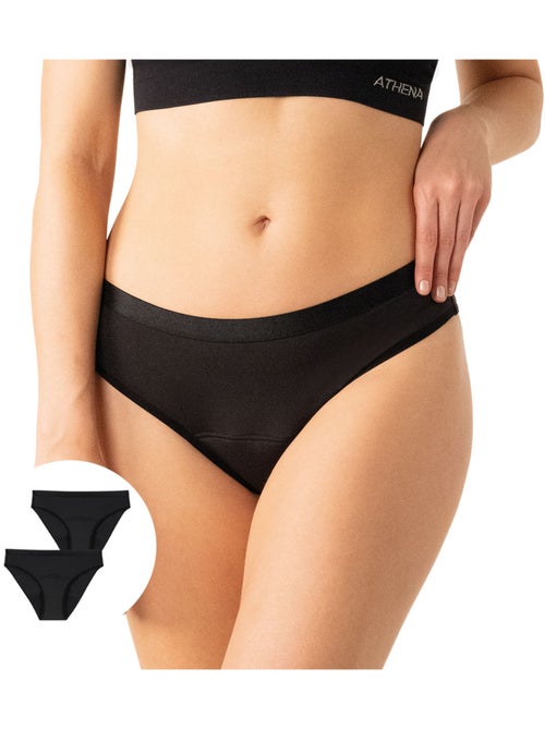 Lot de 2 culottes menstruelles femme Athena - Kiabi