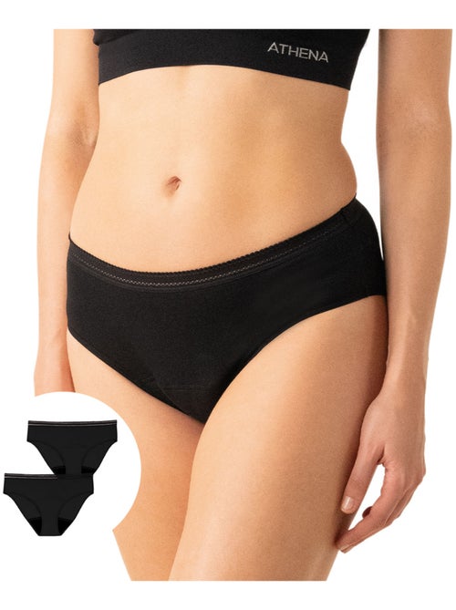 Lot de 2 culottes menstruelles femme Athena - Kiabi