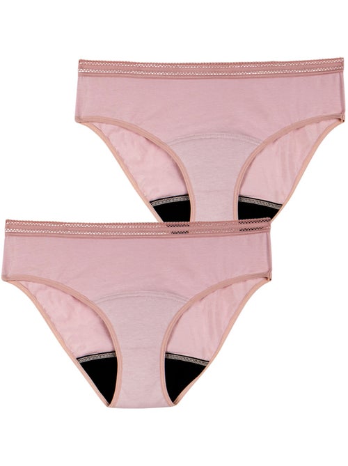 Lot de 2 culottes menstruelles femme Athena - Kiabi Lot de 2 culottes menstruelles femme Athena - Kiabi