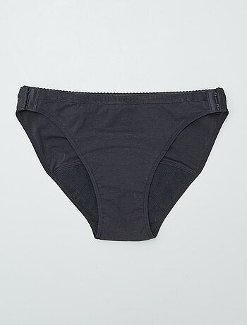 Lot de 2 culottes menstruelles lavables coton - collection facile à enfiler