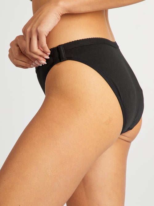 Lot de 2 culottes menstruelles lavables coton  - So Easy - Kiabi
