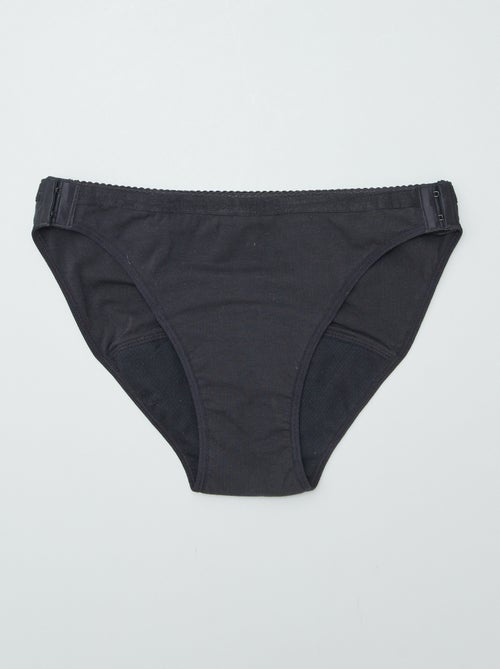 Lot de 2 culottes menstruelles lavables coton  - So Easy - Kiabi