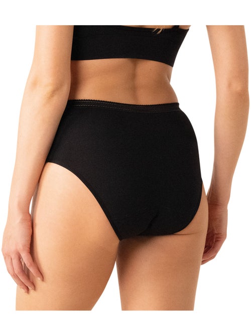Lot de 2 culottes menstruelles taille haute femme Athena - Kiabi