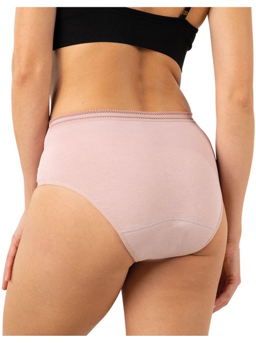 Lot de 2 culottes menstruelles taille haute femme Athena - Kiabi