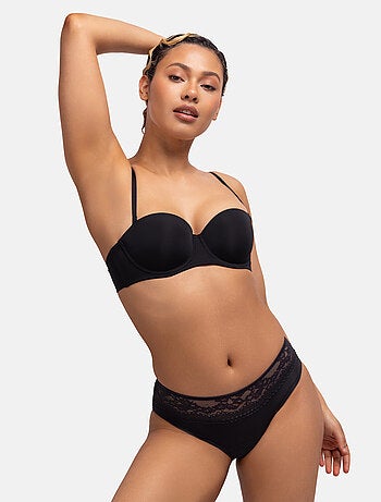 Lot de 2 culottes mentruelles en dentelle hipster classique Dorina