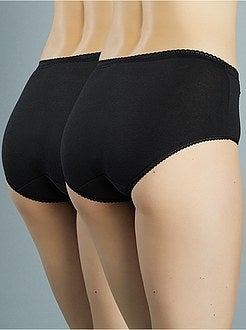 Lot de 2 culottes Midi en coton 'Playtex' - Kiabi