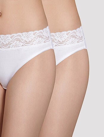 Lot de 2 Culottes Mini Coton Plus