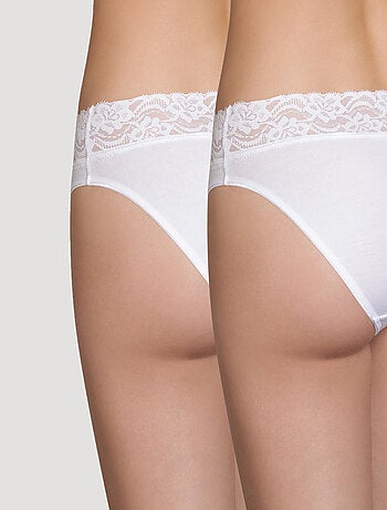 Lot de 2 Culottes Mini Coton Plus