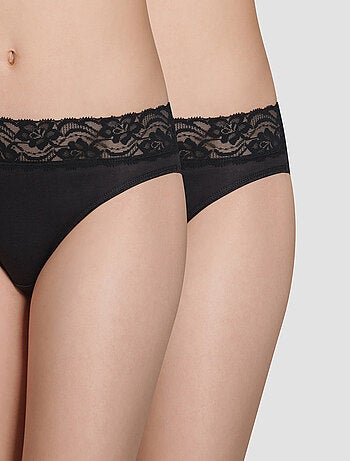Lot de 2 Culottes Mini Coton Plus