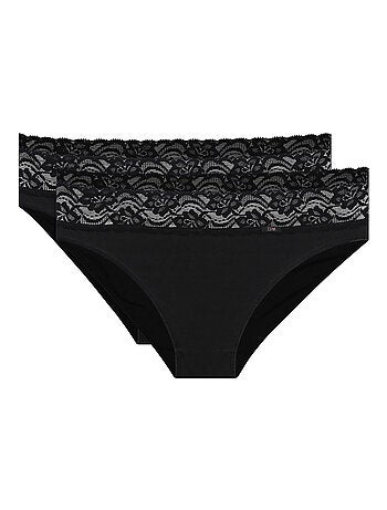 Lot de 2 Culottes Mini Coton Plus