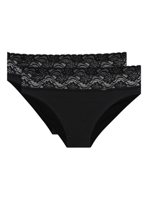 Lot de 2 Culottes Mini Coton Plus - Kiabi