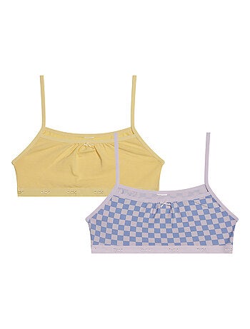 Lot de 2 brassières Pockets Coton Kids