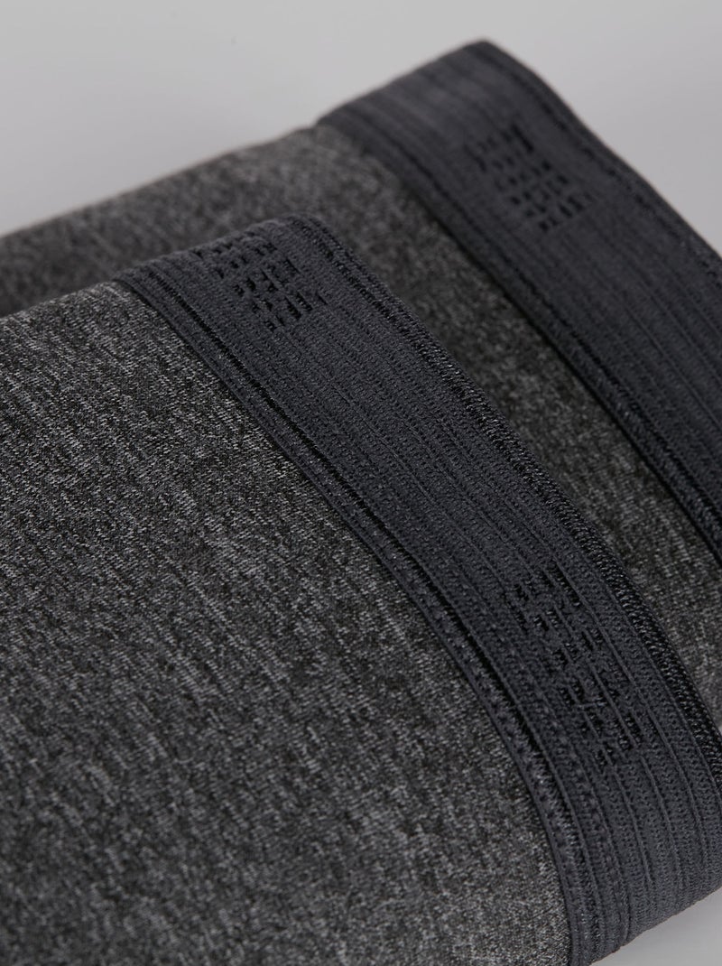 Lot de 2 Culottes Pockets Micro Gris foncé - Kiabi