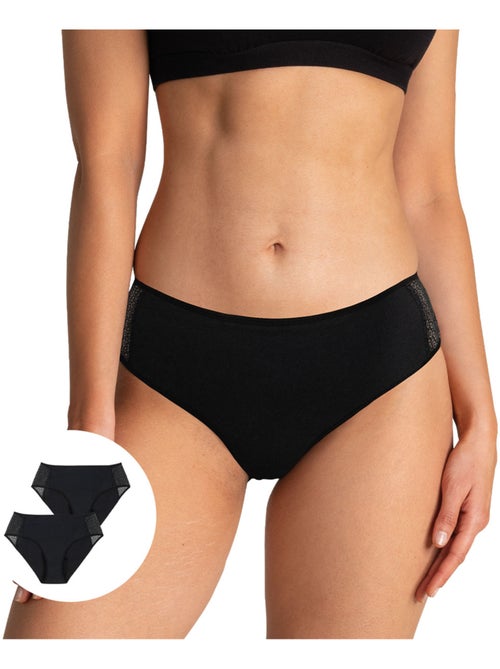 Lot de 2 culottes pour fuites urinaires femme Athena - Kiabi