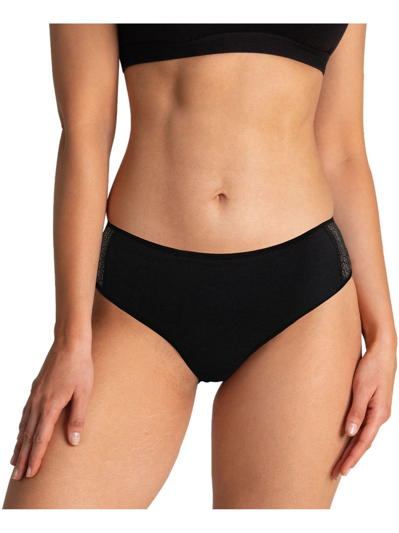 Lot de 2 culottes pour fuites urinaires femme Athena Noir - Kiabi