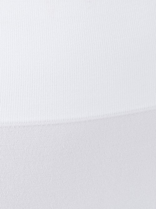 Lot de 2 culottes sans couture taille haute effet ventre plat  - Damart - Kiabi