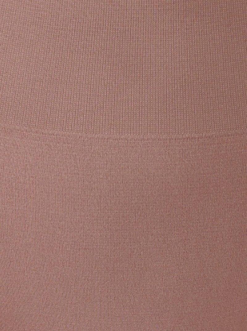 Lot de 2 culottes sans couture taille haute effet ventre plat  - Damart Marron - Kiabi