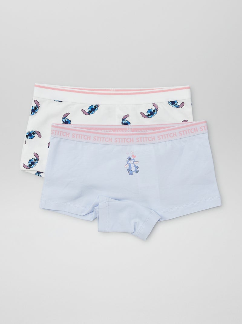 Lot de 2 culottes 'Stitch' de 'Disney' BLEU - Kiabi